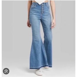 Wild Fable size 4 extreme flare denim